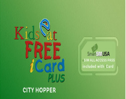 Kids Eat Free Card PLUS - FREE eSIM All Access Pass (Airtime Plan not included)